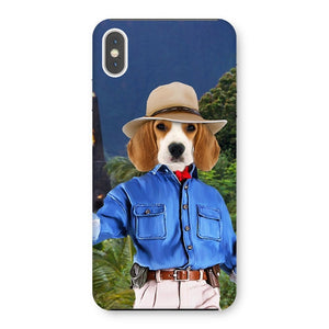 Dr Pawleontologist (Jurassic Park Inspired): Custom Pet Phone Case - Paw & Glory - Dog Portraits - Pet Portraits