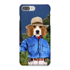 Dr Pawleontologist (Jurassic Park Inspired): Custom Pet Phone Case - Paw & Glory - Dog Portraits - Pet Portraits