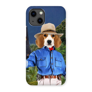 Dr Pawleontologist (Jurassic Park Inspired): Custom Pet Phone Case - Paw & Glory - Dog Portraits - Pet Portraits