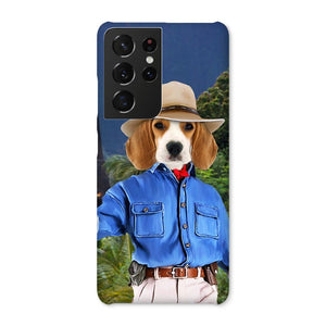 Dr Pawleontologist (Jurassic Park Inspired): Custom Pet Phone Case - Paw & Glory - Dog Portraits - Pet Portraits