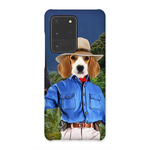 Dr Pawleontologist (Jurassic Park Inspired): Custom Pet Phone Case - Paw & Glory - Dog Portraits - Pet Portraits