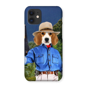 Dr Pawleontologist (Jurassic Park Inspired): Custom Pet Phone Case - Paw & Glory - Dog Portraits - Pet Portraits