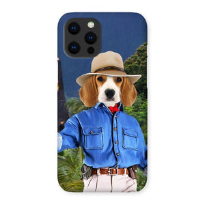 Dr Pawleontologist (Jurassic Park Inspired): Custom Pet Phone Case - Paw & Glory - Dog Portraits - Pet Portraits