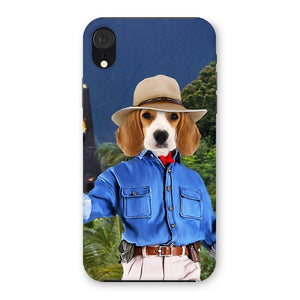 Dr Pawleontologist (Jurassic Park Inspired): Custom Pet Phone Case - Paw & Glory - Dog Portraits - Pet Portraits