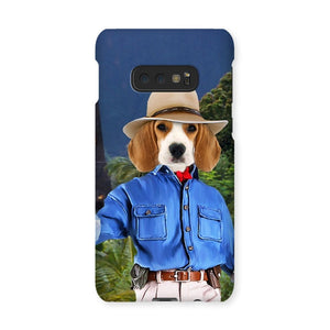 Dr Pawleontologist (Jurassic Park Inspired): Custom Pet Phone Case - Paw & Glory - Dog Portraits - Pet Portraits