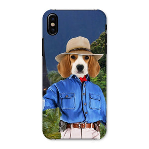 Dr Pawleontologist (Jurassic Park Inspired): Custom Pet Phone Case - Paw & Glory - Dog Portraits - Pet Portraits