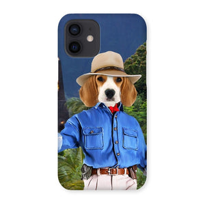 Dr Pawleontologist (Jurassic Park Inspired): Custom Pet Phone Case - Paw & Glory - Dog Portraits - Pet Portraits