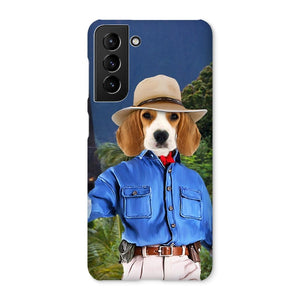 Dr Pawleontologist (Jurassic Park Inspired): Custom Pet Phone Case - Paw & Glory - Dog Portraits - Pet Portraits