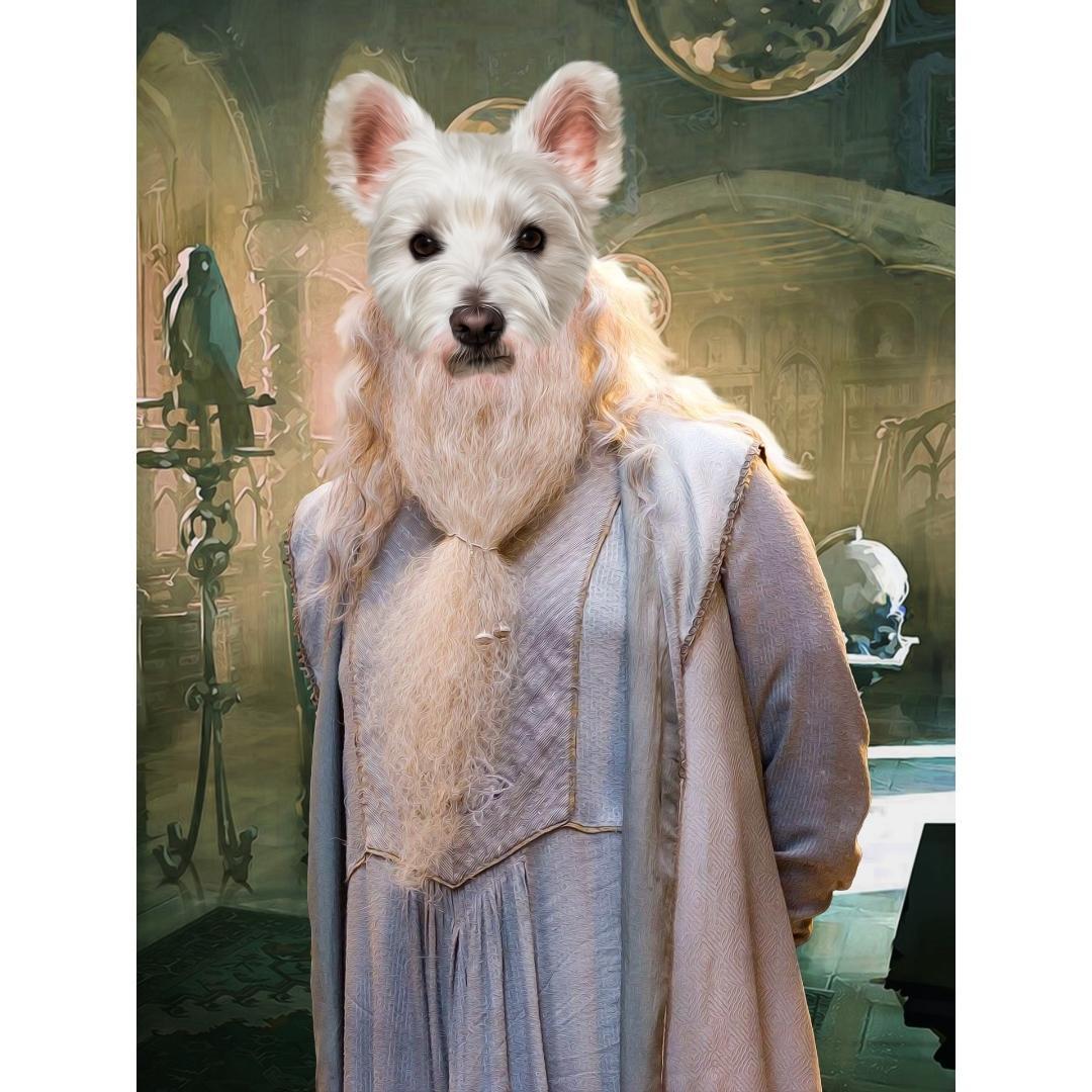 Dumbledore (Harry Potter Inspired): Custom Digital Download Pet Portrait - Paw & Glory - Dog Portraits - Pet Portraits