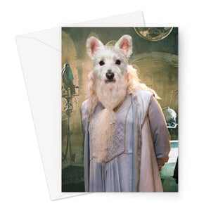 Dumbledore (Harry Potter Inspired): Custom Pet Greeting Card - Paw & Glory - Dog Portraits - Pet Portraits