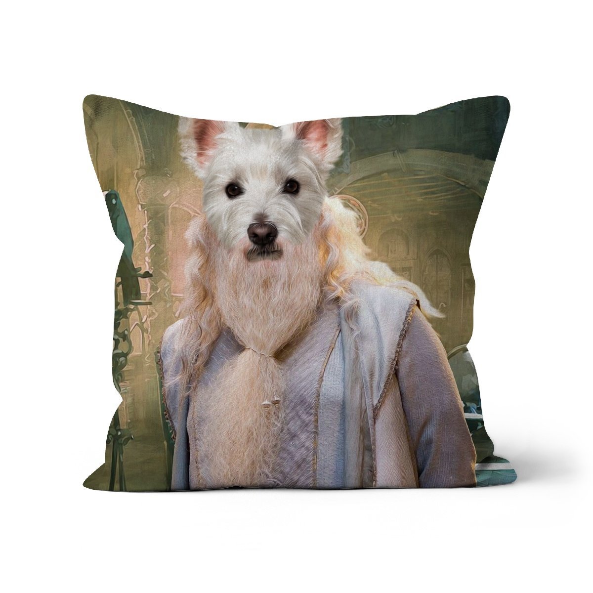 Dumbledore (Harry Potter Inspired): Custom Pet Pillow - Paw & Glory - Dog Portraits - Pet Portraits