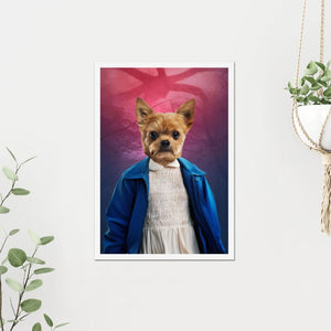 Eleven (Stranger Things Inspired): Custom Pet Poster - Paw & Glory - Dog Portraits - Pet Portraits