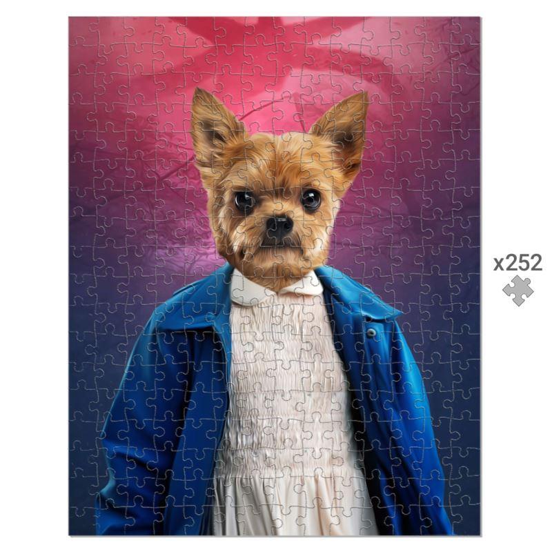 Eleven (Stranger Things Inspired): Custom Pet Puzzle - Paw & Glory - Dog Portraits - Pet Portraits