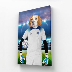 England Football Team (British Flag Edition): Custom Pet Canvas - Paw & Glory - Dog Portraits - Pet Portraits