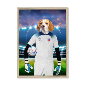 England Football Team: Custom Pet Portrait - Paw & Glory - Dog Portraits - Pet Portraits