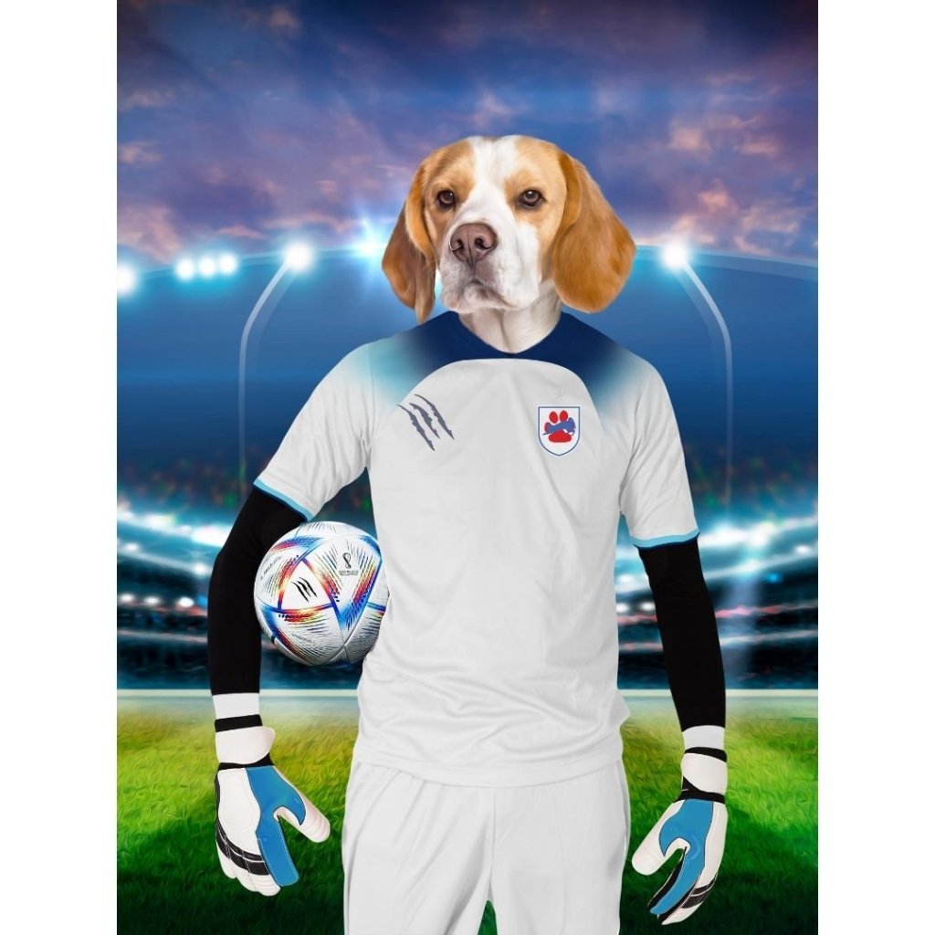 England Football Team (FIFA 2022): Custom Digital Download Pet Portrait - Paw & Glory - Dog Portraits - Pet Portraits