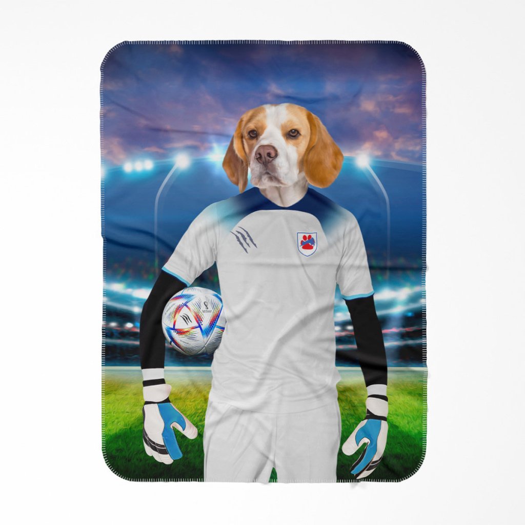 England Football Team (FIFA 2022): Custom Pet Blanket - Paw & Glory - Dog Portraits - Pet Portraits