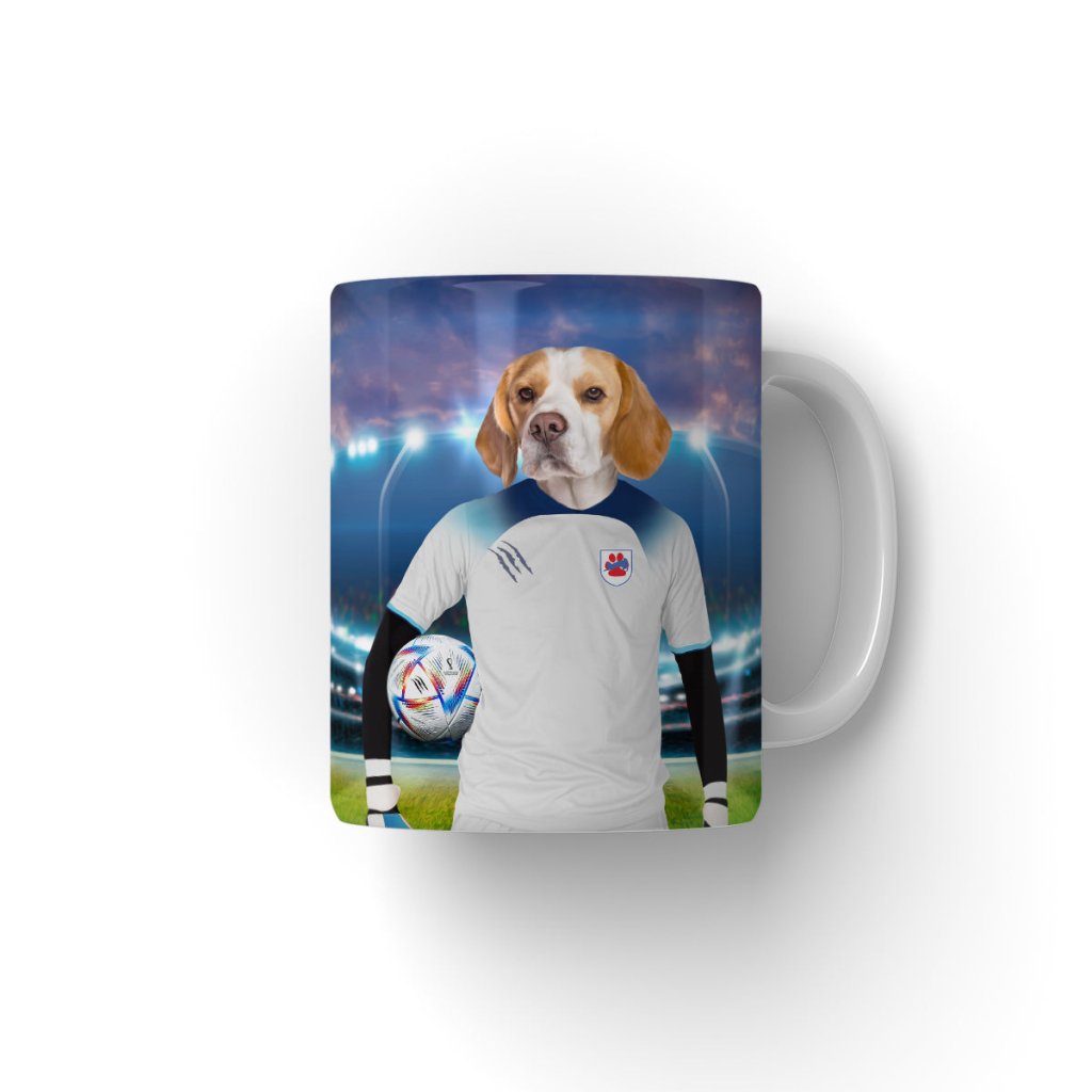 England Football Team (FIFA 2022): Custom Pet Coffee Mug - Paw & Glory - Dog Portraits - Pet Portraits