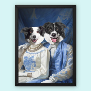 Esquire and Dame: Custom Pet Canvas - Paw & Glory - Dog Portraits - Pet Portraits