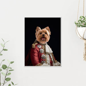 Esquire: Custom Pet Poster - Paw & Glory - Dog Portraits - Pet Portraits