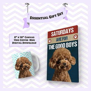 Essential Gift Set (Art Style) - Paw & Glory - Dog Portraits - Pet Portraits