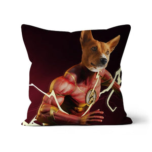 Flash (Marvel Inspired): Custom Pet Pillow - Paw & Glory - Dog Portraits - Pet Portraits