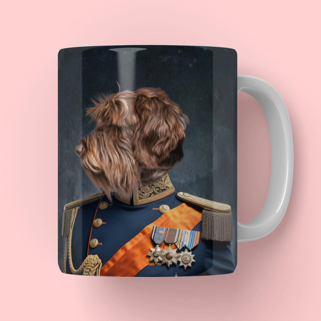 Fleet Captain: Custom Pet Coffee Mug - Paw & Glory - Dog Portraits - Pet Portraits