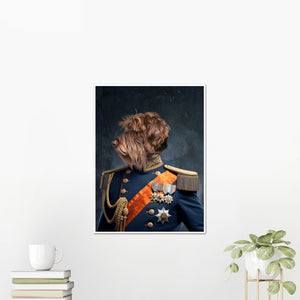 Fleet Captain: Custom Pet Poster - Paw & Glory - Dog Portraits - Pet Portraits