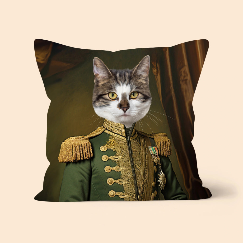 Fleet Leader: Custom Pet Pillow - Paw & Glory - Dog Portraits - Pet Portraits