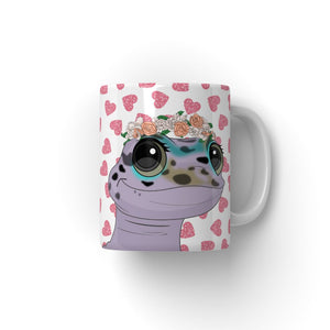 Full Blossom Crown: Cartoon Pet Coffee Mug - Paw & Glory - Dog Portraits - Pet Portraits