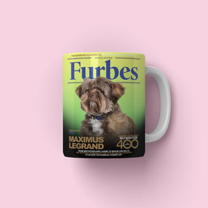 Furbes: Custom Pet Coffee Mug - Paw & Glory - Dog Portraits - Pet Portraits