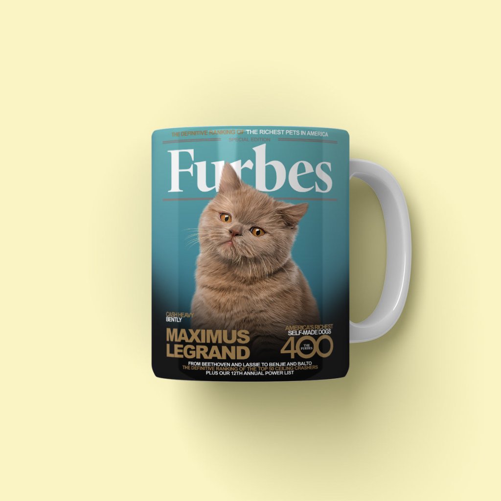 Furbes: Custom Pet Coffee Mug - Paw & Glory - Dog Portraits - Pet Portraits