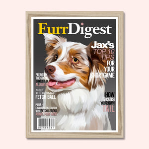 Furr Digest: Custom Pet Portrait - Paw & Glory - Dog Portraits - Pet Portraits