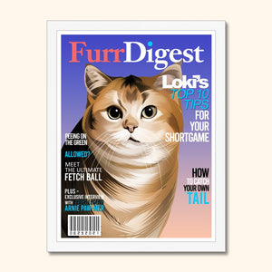 Furr Digest: Custom Pet Portrait - Paw & Glory - Dog Portraits - Pet Portraits