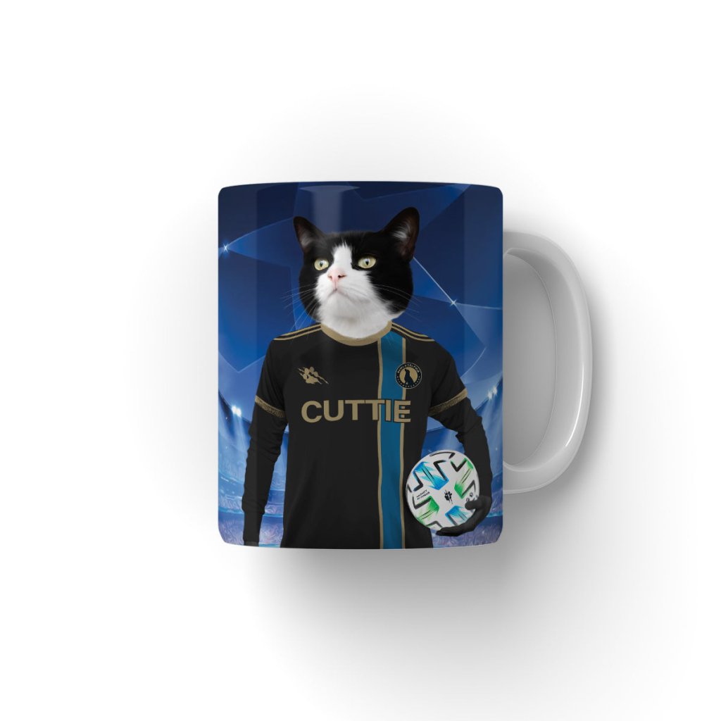 Furrladelphia Union Football Club: Custom Pet Coffee Mug - Paw & Glory - Dog Portraits - Pet Portraits