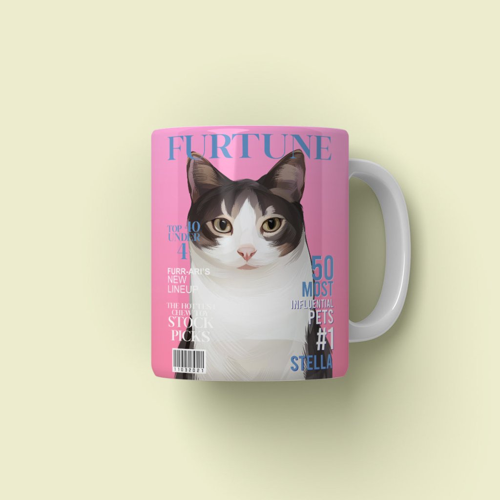 Furtune: Custom Pet Coffee Mug - Paw & Glory - Dog Portraits - Pet Portraits