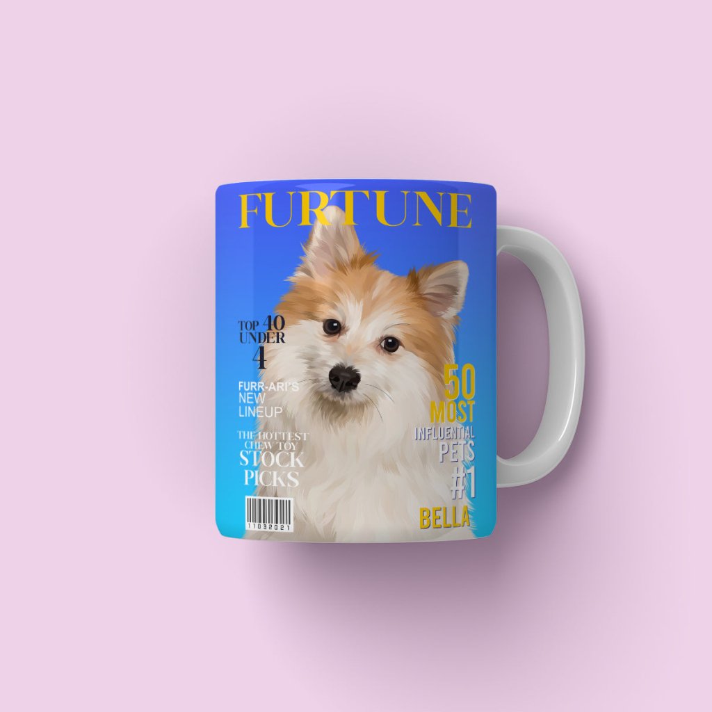 Furtune: Custom Pet Coffee Mug - Paw & Glory - Dog Portraits - Pet Portraits