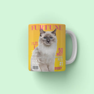 Furtune: Custom Pet Coffee Mug - Paw & Glory - Dog Portraits - Pet Portraits