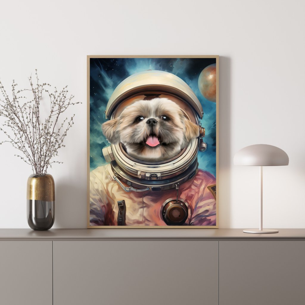 Galactic: Custom Pet Portrait - Paw & Glory - Dog Portraits - Pet Portraits