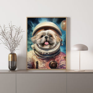 Galactic: Custom Pet Portrait - Paw & Glory - Dog Portraits - Pet Portraits