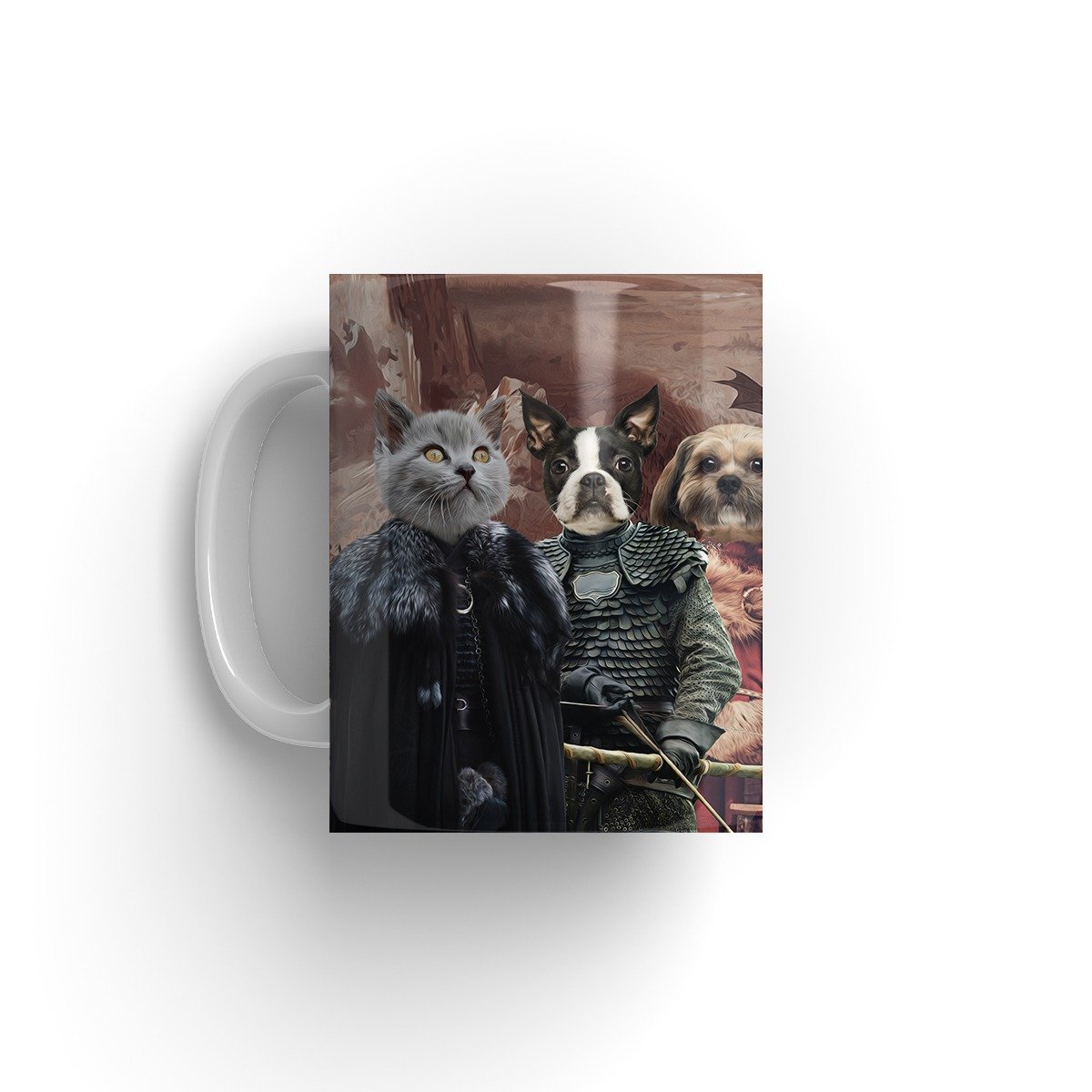 Game Of Thrones: Custom Pet Coffee Mug - Paw & Glory - Dog Portraits - Pet Portraits