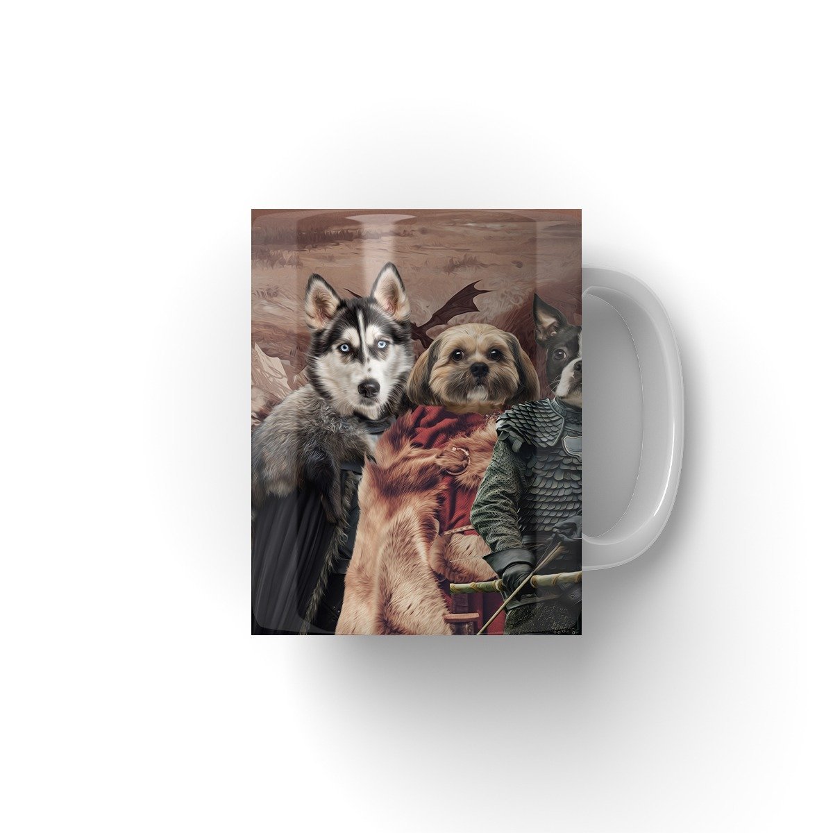 Game Of Thrones: Custom Pet Coffee Mug - Paw & Glory - Dog Portraits - Pet Portraits