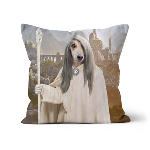 Gandalf (Lord Of The Rings Inspired): Custom Pet Pillow - Paw & Glory - Dog Portraits - Pet Portraits