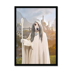 Gandalf (Lord Of The Rings Inspired): Custom Pet Portrait - Paw & Glory - Dog Portraits - Pet Portraits