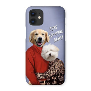 Gary & Dorothy (Men Behaving Badly Inspired): Custom Pet Phone Case - Paw & Glory - Dog Portraits - Pet Portraits