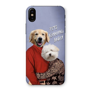 Gary & Dorothy (Men Behaving Badly Inspired): Custom Pet Phone Case - Paw & Glory - Dog Portraits - Pet Portraits