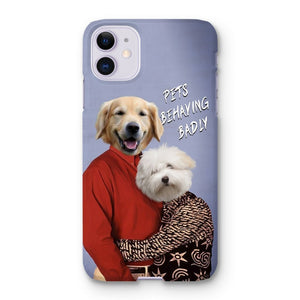 Gary & Dorothy (Men Behaving Badly Inspired): Custom Pet Phone Case - Paw & Glory - Dog Portraits - Pet Portraits