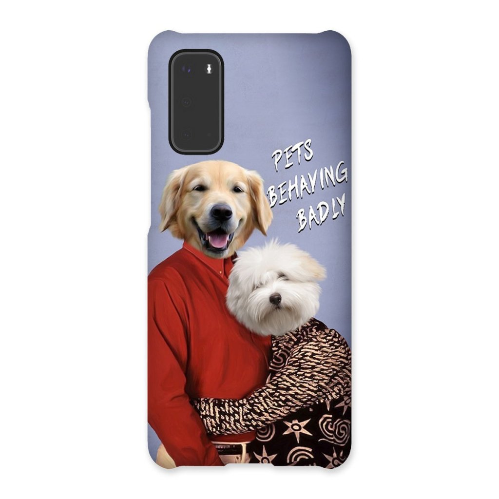 Gary & Dorothy (Men Behaving Badly Inspired): Custom Pet Phone Case - Paw & Glory - Dog Portraits - Pet Portraits