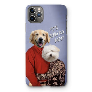 Gary & Dorothy (Men Behaving Badly Inspired): Custom Pet Phone Case - Paw & Glory - Dog Portraits - Pet Portraits