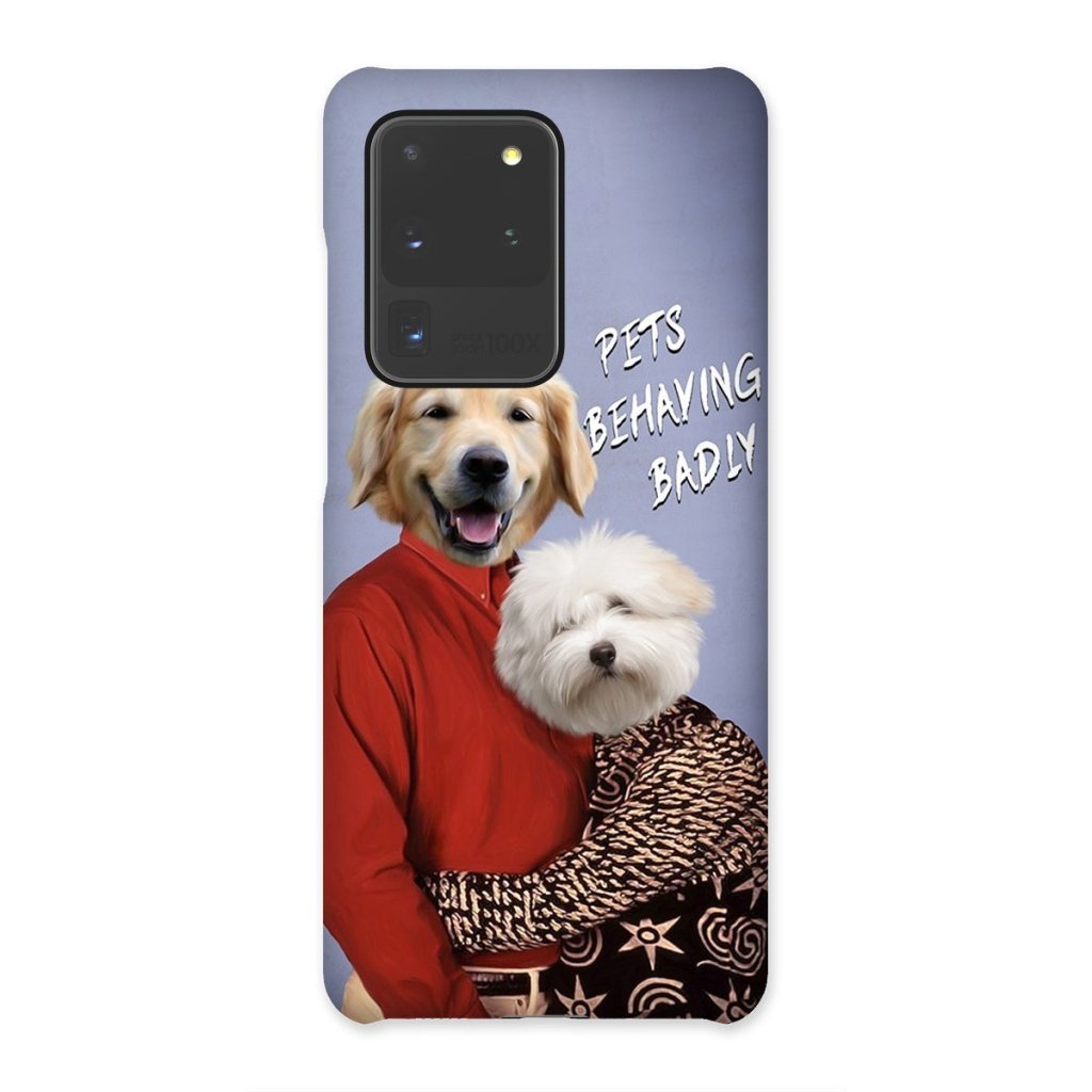 Gary & Dorothy (Men Behaving Badly Inspired): Custom Pet Phone Case - Paw & Glory - Dog Portraits - Pet Portraits